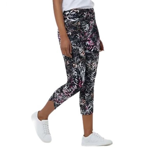 Cuddl Duds Pants - Cuddl Duds Flexwear Cropped Leggings 6757